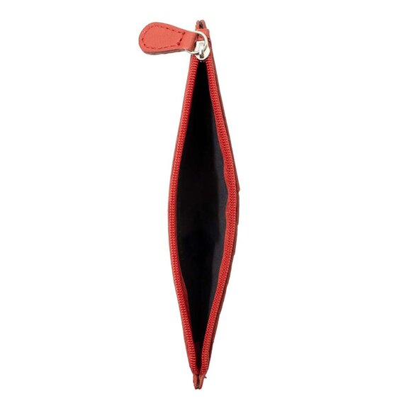 Women Genuine Leather Slim Card Holder - Picture 4 of 8